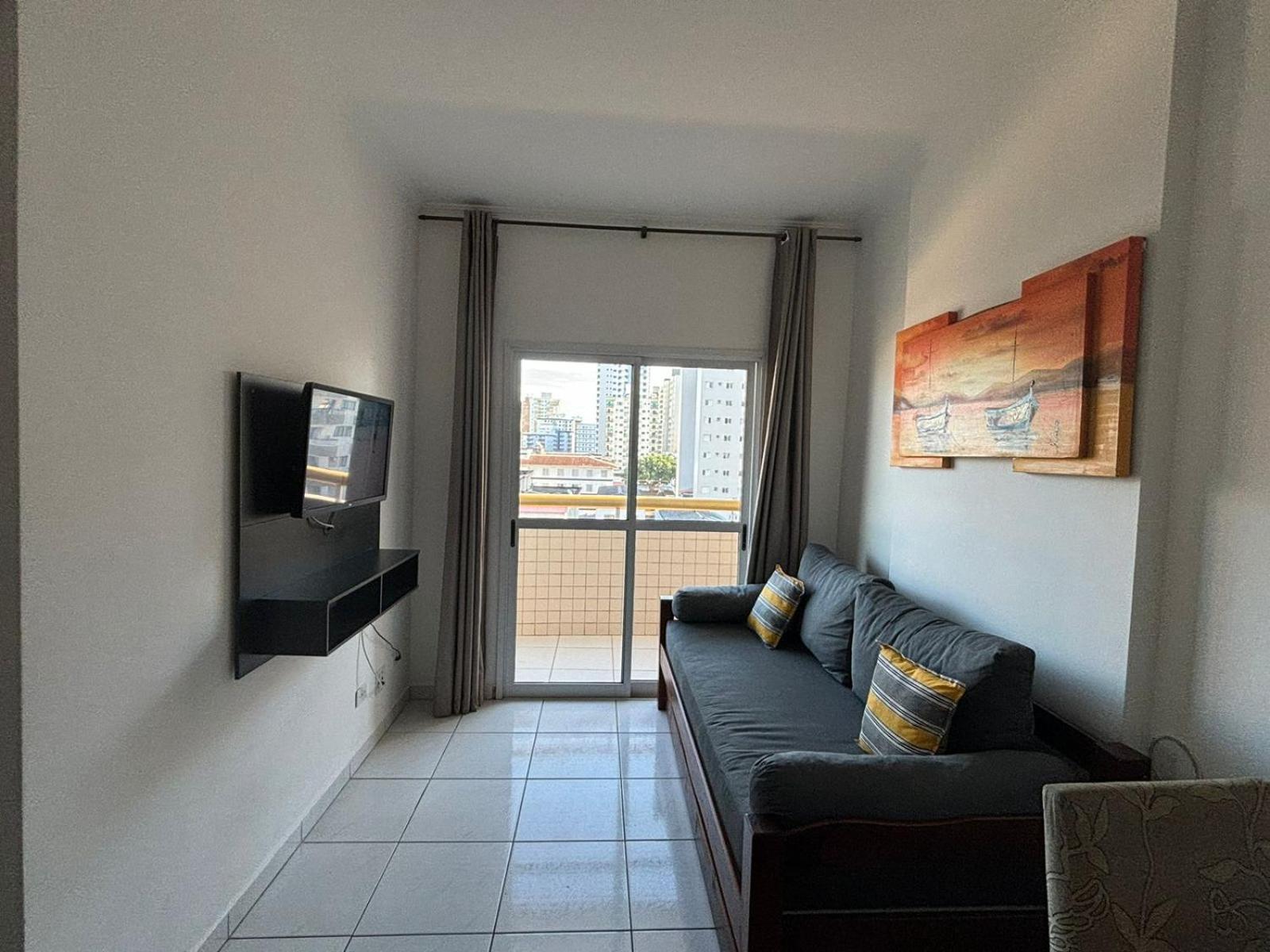 Lindo Apto Praia Grande Ocian Vista Mar, Sacada, Wifi Praia Grande (Santos) Exterior foto