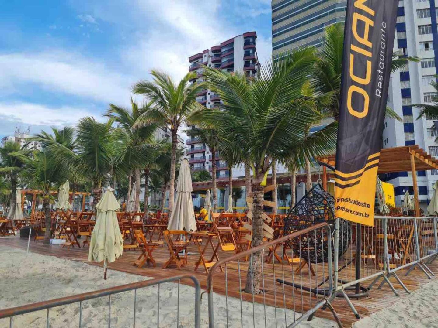 Lindo Apto Praia Grande Ocian Vista Mar, Sacada, Wifi Praia Grande (Santos) Exterior foto
