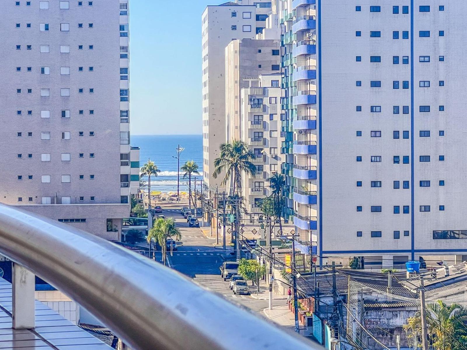 Lindo Apto Praia Grande Ocian Vista Mar, Sacada, Wifi Praia Grande (Santos) Exterior foto